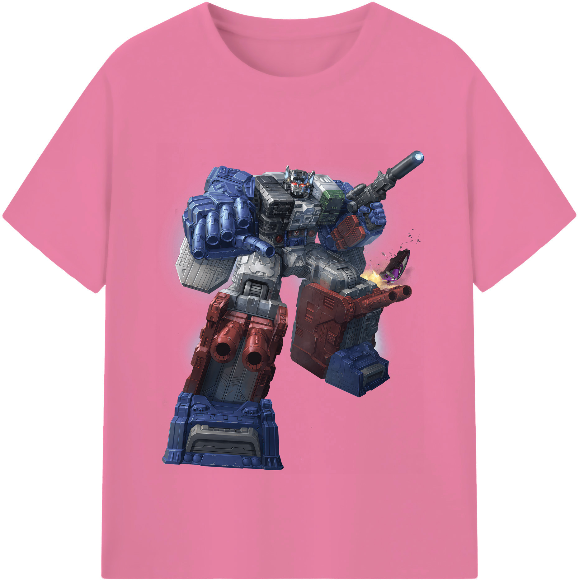 （画像用） Transformers トランスフォーマー 綿100％半袖Tシャツ（フロントプリント）